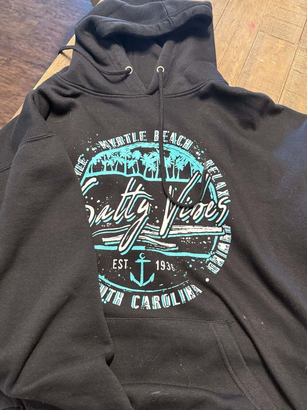 Pacific & Co. The Perfect Hoodie Myrtle Beach Salty Vibes Graphic hoodie